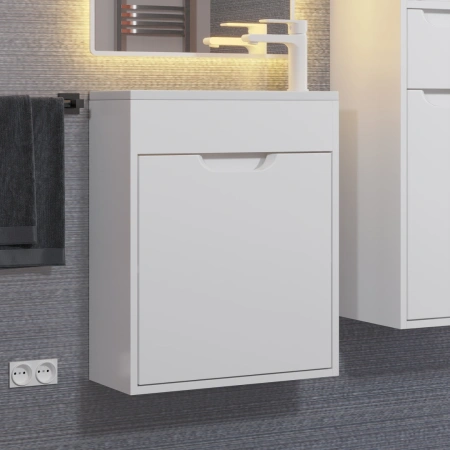 Тумба под раковину Uperwood Modul 50 2930205358 белая фото