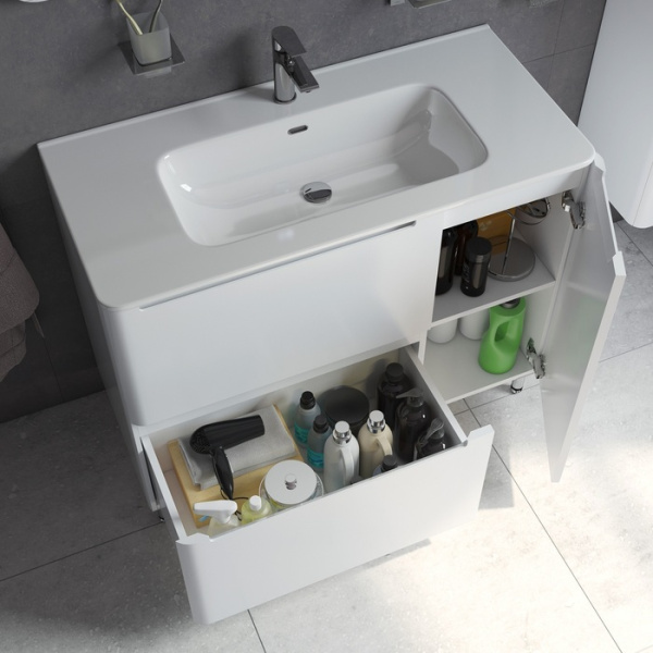 Тумба с раковиной Iddis Edifice EDI10WFi95K 100 см фото