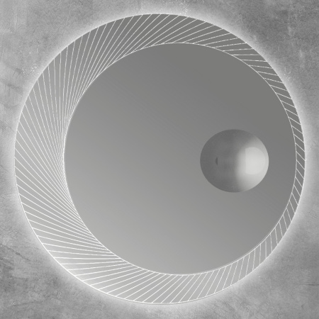 Зеркало с увеличительным зеркалом и подсветкой Cezares 45011 100x100 фото