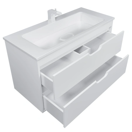 Тумба под раковину Uperwood Modul 100 2930205254 белая фото