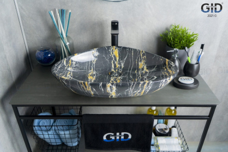 Накладная раковина GID 207 59х39 фото