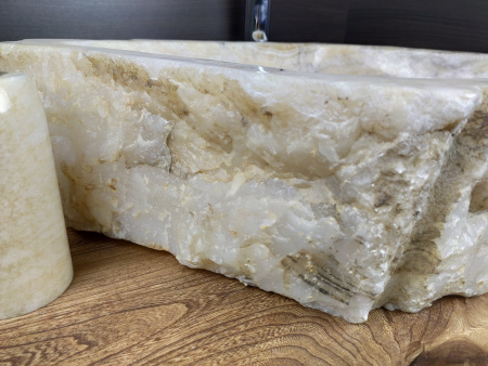 Раковина из оникса Indo Erozy Блитар EO-00052 фото