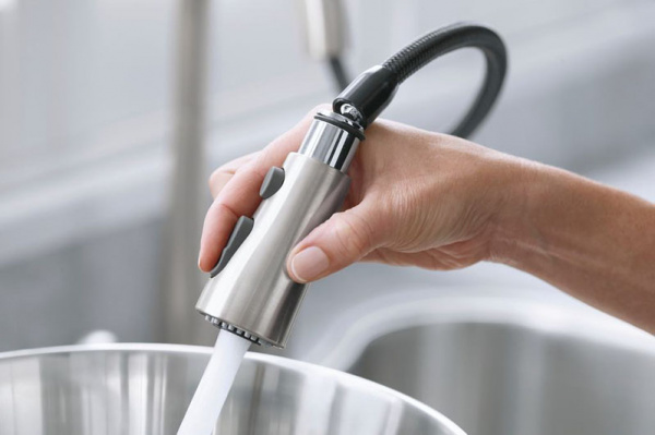 Смеситель для кухни Jacob Delafon Simplice 596D-CP с выдвижным изливом фото