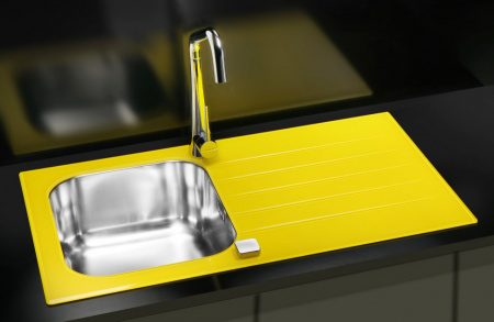 Мойка для кухни Alveus Glassix 10 Желтый фото