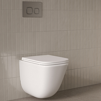 Подвесной унитаз со смывом торнадо IddisTorr Q TOQFDSEi25 с сиденьем фото