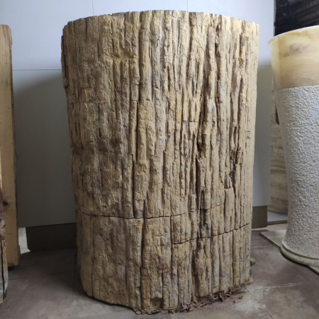 Раковина напольная из окаменелого дерева ODN-01499 (68*55*90) фото