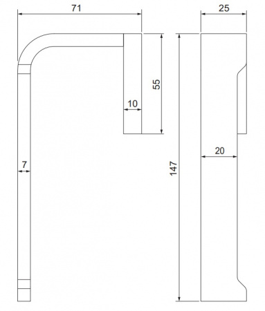 Держатель для туалетной бумаги Omnires Reno RN42510CR фото