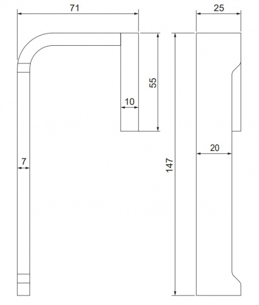 Держатель для туалетной бумаги Omnires Reno RN42510CR фото
