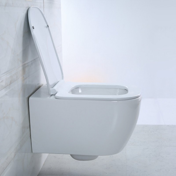 Унитаз подвесной BelBagno Genova BB1102CH безободковый фото