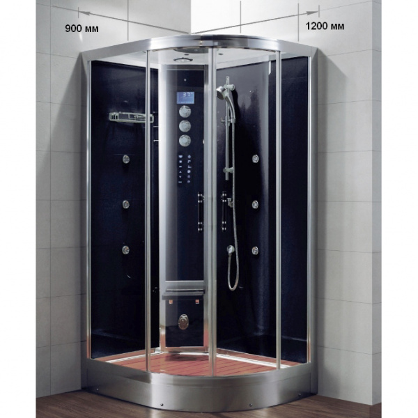 Душевая кабина Grande Home WS103L/S6/BB 120x90 L фото