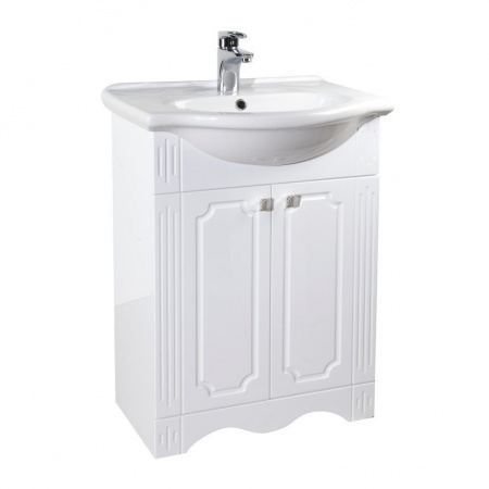 Тумба под раковину Bellezza Кантри-60 белая фото