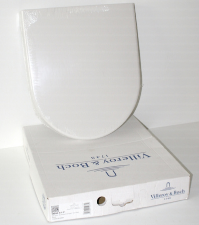 Сиденье для укороченного унитаза Villeroy & Boch Subway 9M66S101 soft close фото