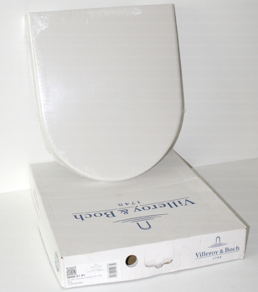Сиденье для укороченного унитаза Villeroy & Boch Subway 9M66S101 soft close фото