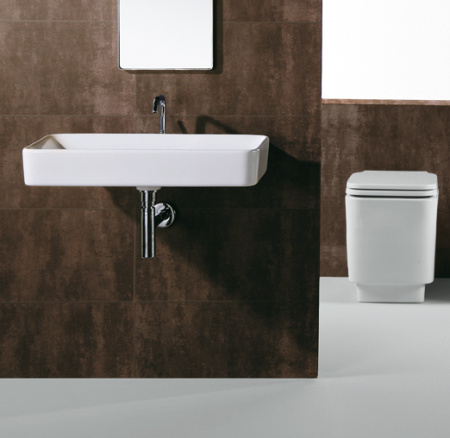 Подвесная раковина Simas Flow FL01bi 69 см фото