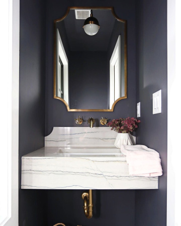 Зеркало в раме Art-Zerkalo Lyra Gold SV114GL 65x95 золото фото