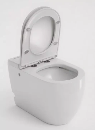 Унитаз напольный с импульсным смывом Grossman GR-PR-5502 с сиденьем фото