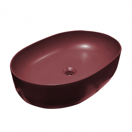 Накладная раковина Kerasan Nolita 534375*0 60х40 бургундский матовый фото