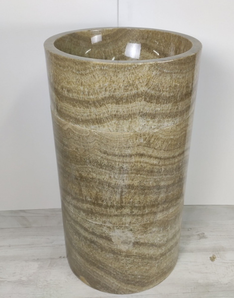 Напольная раковина из оникса Indo Sunset OS-00177 фото