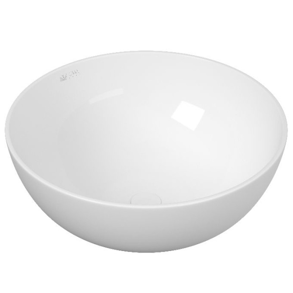 Накладная раковина с донным клапаном OWL 1975 Curve OWLB191023 43x43 фото