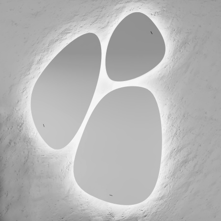 Зеркало с подсветкой Jorno Stone Stn.05/W/JR фото