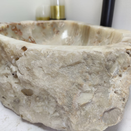 Накладная раковина из оникса Erozy Green EO-00769 (45*37*15см) фото