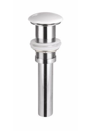 Донный клапан для раковины Ceramica Nova CN2000 белый, без перелива фото