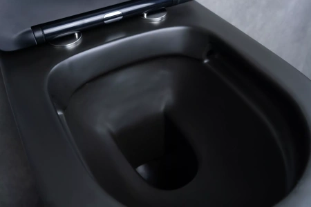 Подвесной унитаз GID TR2130BM черный матовый фото