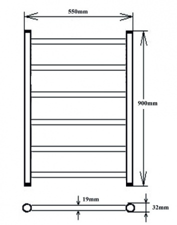 Электрический полотенцесушитель Zorg Antic ZR 012 фото