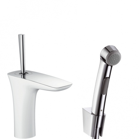 Смеситель для раковины с гигиеническим душем Hansgrohe PuraVida 15275400 фото