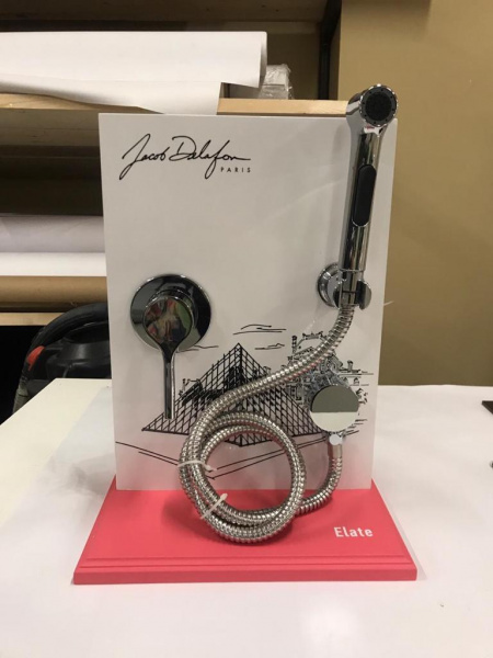 Смеситель с гигиеническим душем Jacob Delafon Elate E24610-CP фото