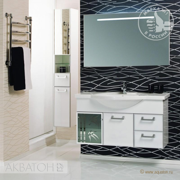 Шкаф-пенал Акватон Сайгон 1A106303SA01R фото