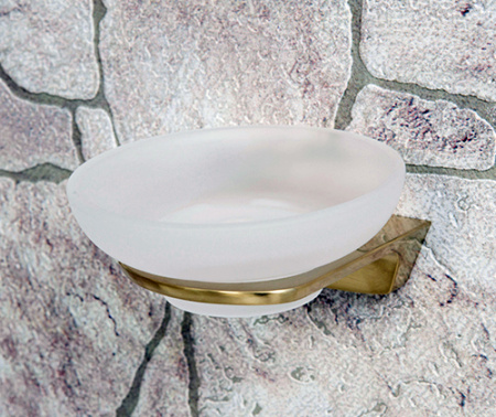 Мыльница настенная WasserKRAFT Aisch K-5929 матовое золото фото