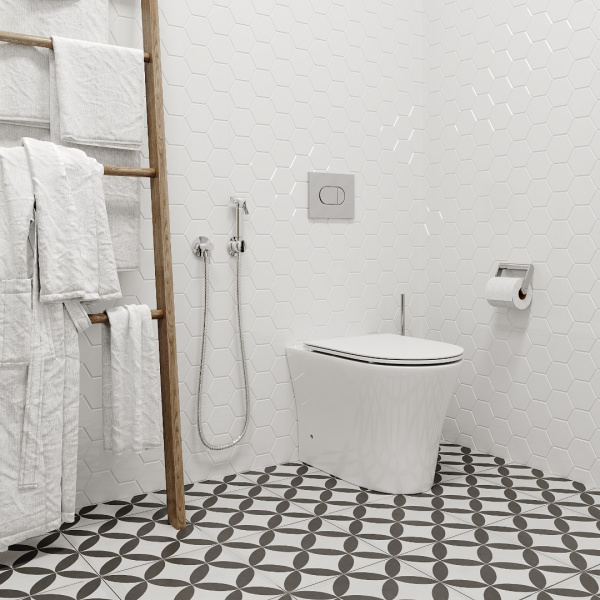 Унитаз приставной Cerutti SPA Adige F CT8907 с сиденьем фото