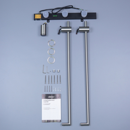 Электрический полотенцесушитель Abber Charme AH4002BST сталь брашированная фото