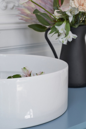 Накладная раковина Jacob Delafon Vox E14800-0 42x42 белая фото