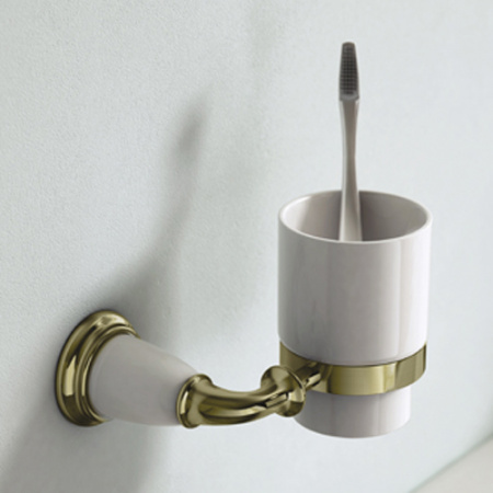 Стакан для зубных щеток Art&Max Bianchi AM-E-2602-Br бронза фото