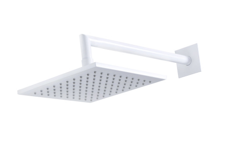 Верхний душ с кронштейном Cezares Porta PORTA-TDDQ-30-BIO Белый матовый фото