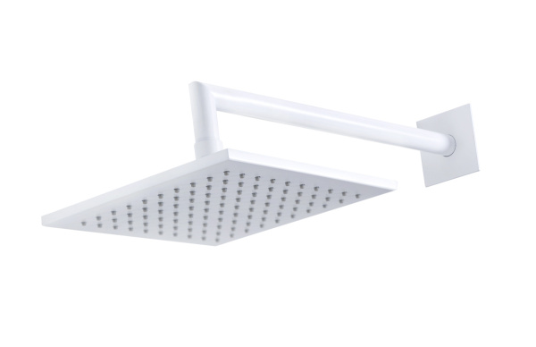 Верхний душ с кронштейном Cezares Porta PORTA-TDDQ-BIO Белый матовый фото