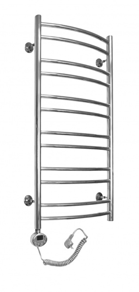 Полотенцесушитель электрический Domoterm Калипсо П12 (500х1000) (хром) левый фото