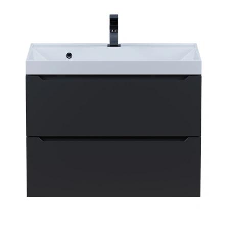 Тумба под раковину Uperwood Tanos 70 291020231 черная матовая фото