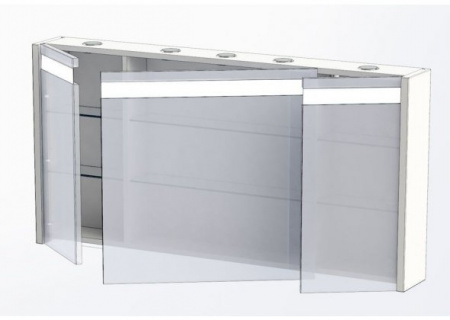 Зеркало-шкаф Aquanet Лайн 120 00164935 фото