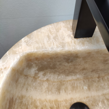 Раковина напольная из оникса Sunset ON-01344 (40*40*90) фото