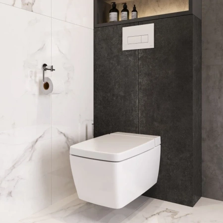 Клавиша смыва VitrA Root Square 740-2300 белая глянцевая фото