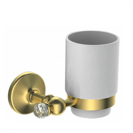 Стакан для зубных щеток Art&Max Antic Crystal AM-E-2668SJ-Do золото фото