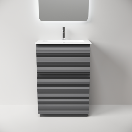 Тумба под раковину Sancos Folk Floor FL60FGS Grey soft фото