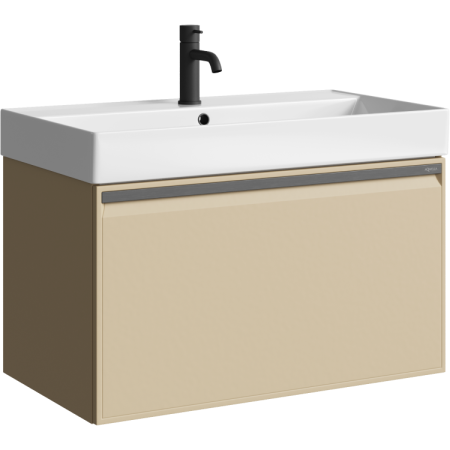 Тумба под раковину Aqwella Pure 81 PUR0108KS капучино светлый фото