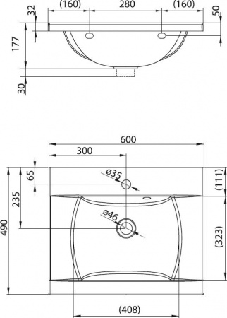 Раковина Ravak Classic 600 XJD01160000 60 см фото