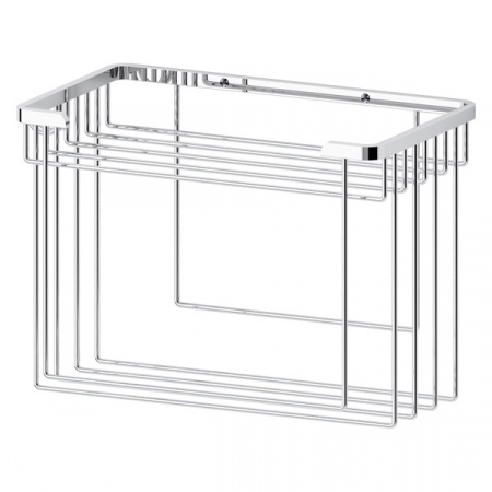 Полочка-решетка прямоугольная с держателями для мочалок FBS Ryna RYN 036 фото