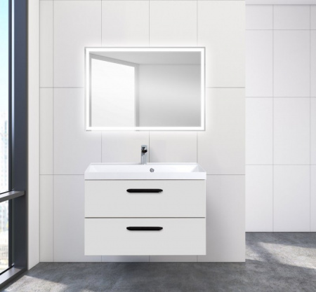 Тумба под раковину Belbagno Aurora AURORA-800-2C-SO-BO Bianco Opaco фото