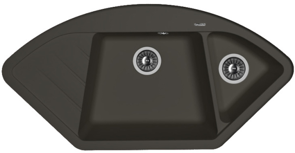 Кухонная мойка ВЕСТА Florentina 20.285.Е1005 антрацит фото